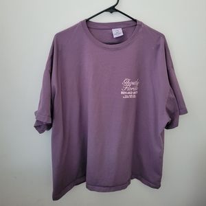 lonely ghost ghostly florals tee